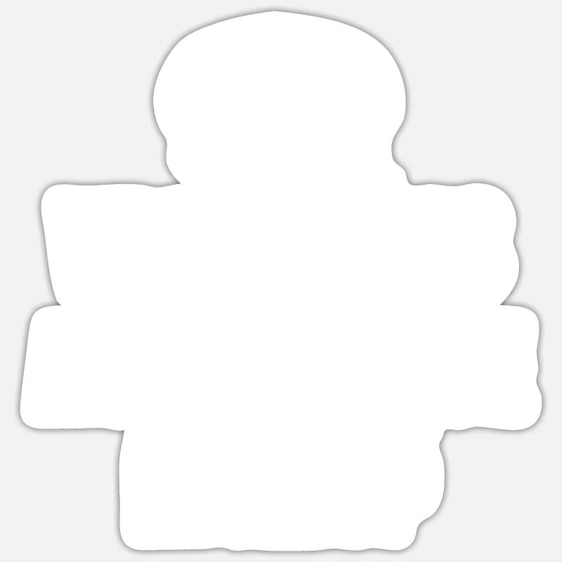 Zucchini - Sticker Größe S (10 x 10 cm) - Mattweiß