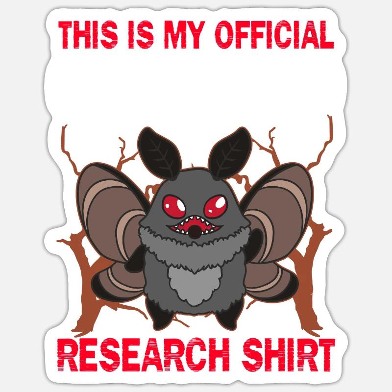 Mothman Cryptid Folklore Sticker size S (10 x 10 cm)