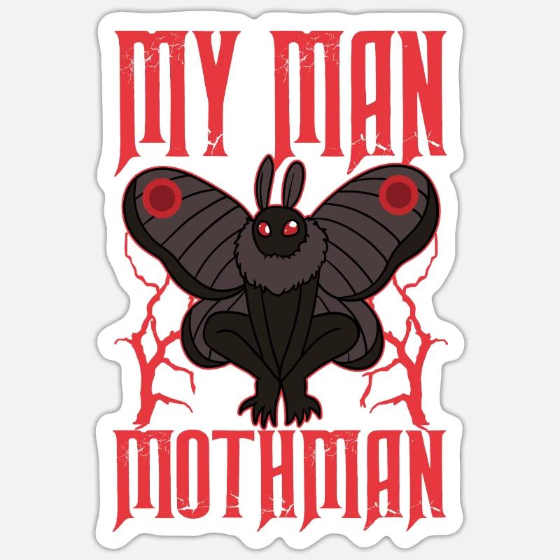 Cryptid Folklore - Sticker size S (10 x 10 cm) - white matte