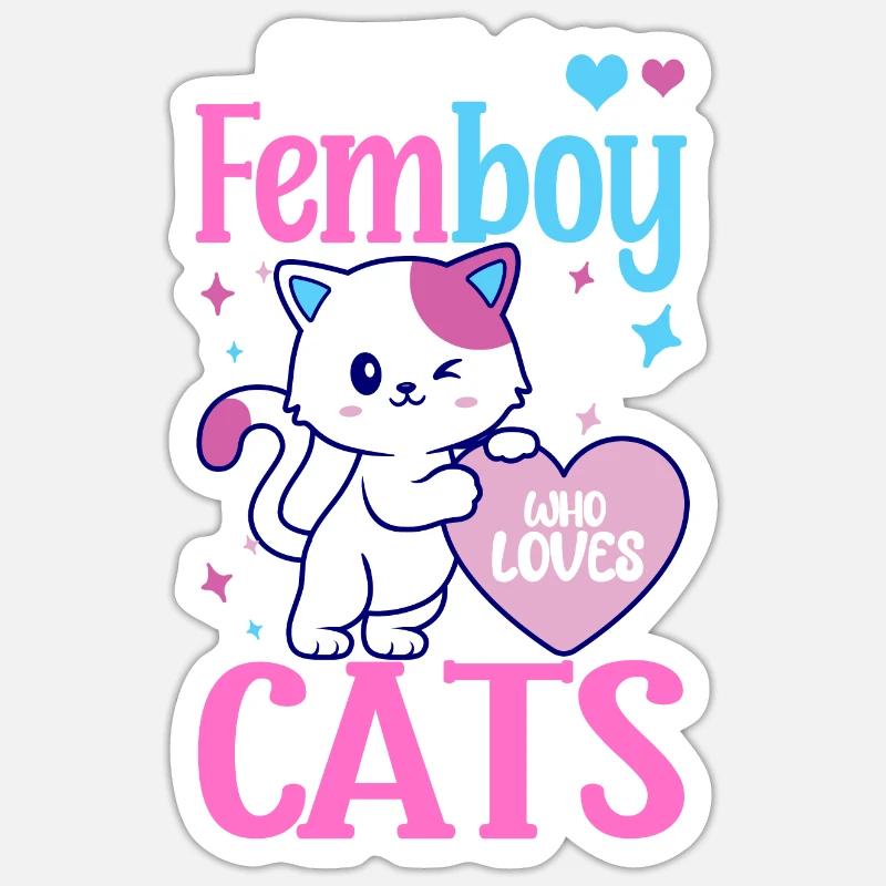 Crossdressing - Sticker size S (10 x 10 cm) - white matte