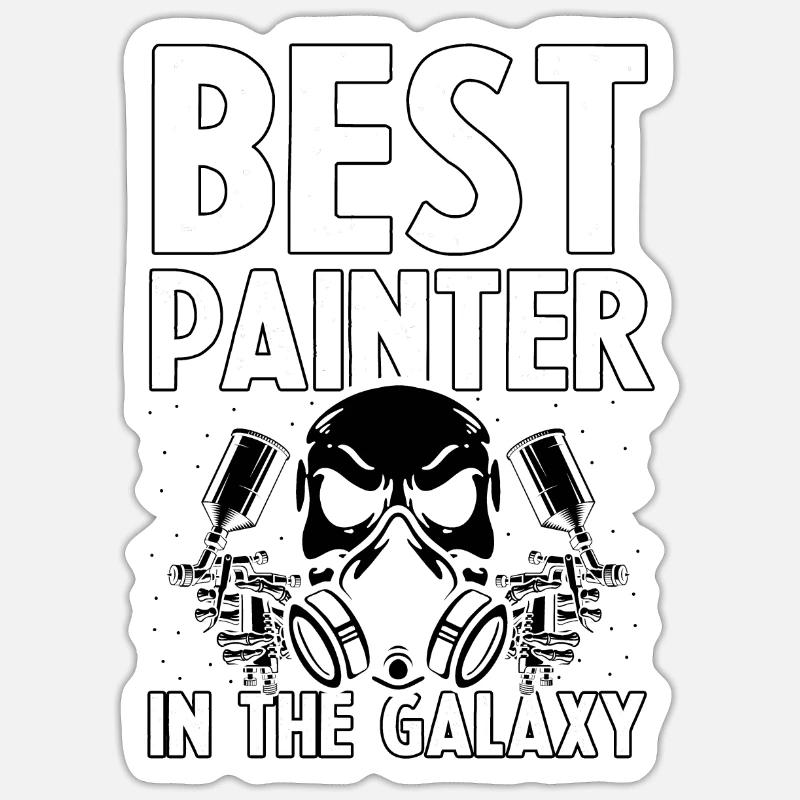 Car painter offer for body technicians Sticker size S (10 x 10 cm)