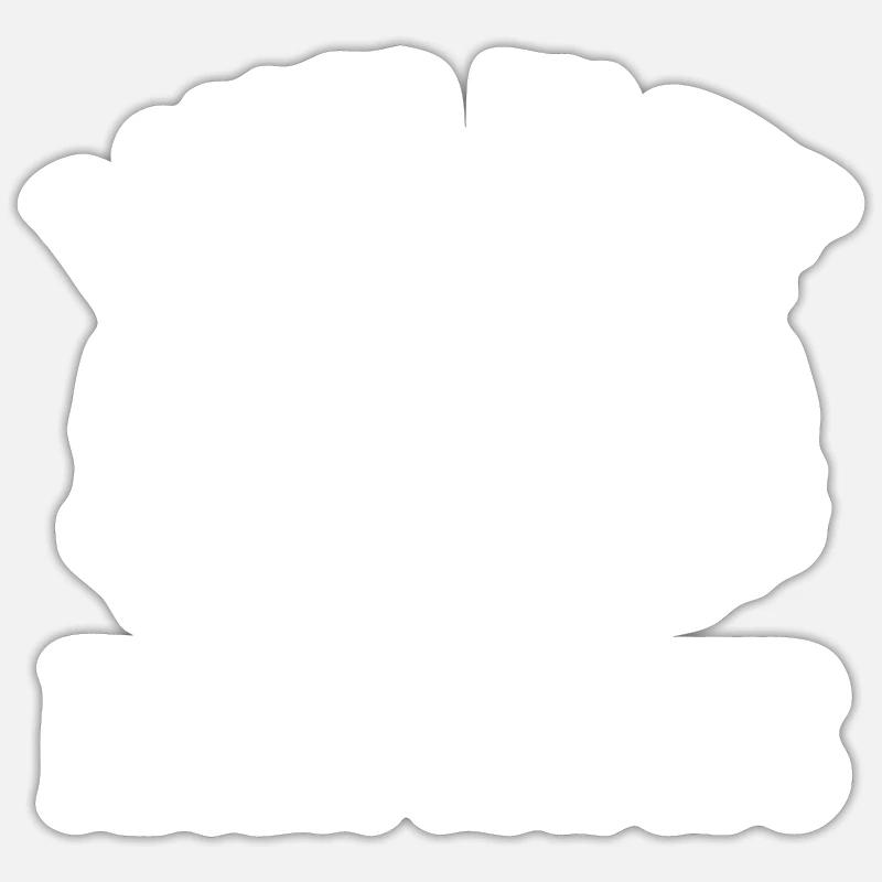 Rafting en eau vive Sticker taille S (10 x 10 cm)