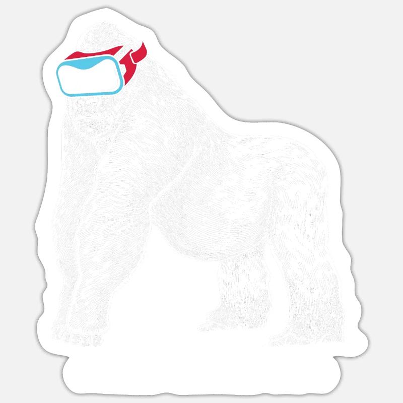 Virtual Reality VR Geschenk Sticker Größe S (10 x 10 cm)