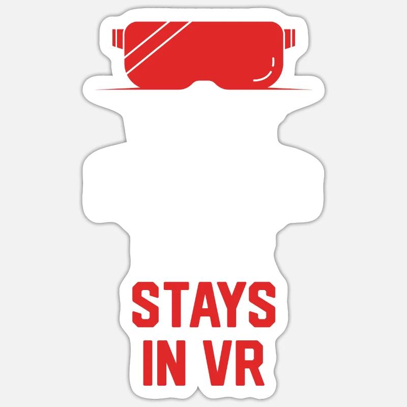 Virtual Reality VR Gift Sticker size S (10 x 10 cm)