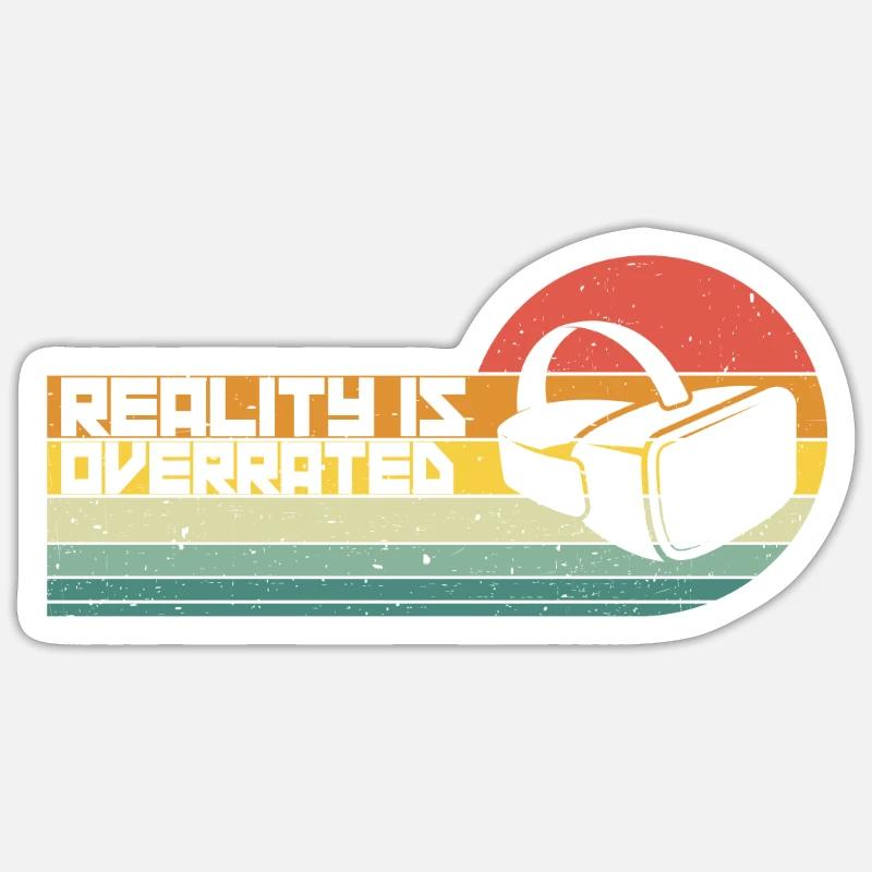 Virtual Reality VR Gift Sticker size S (10 x 10 cm)