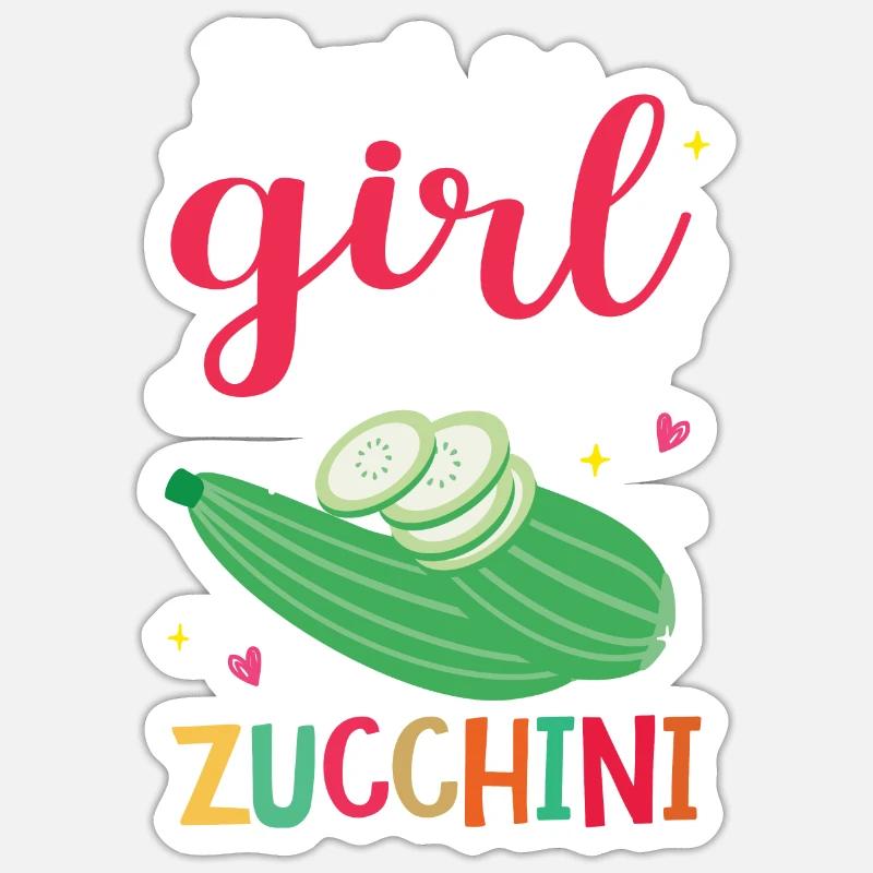 Courgette Sticker taille S (10 x 10 cm)