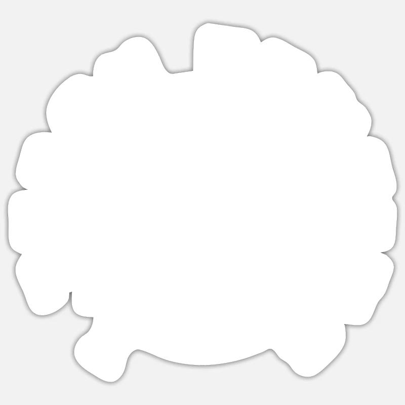 Éclaireur - Sticker taille S (10 x 10 cm) - blanc mat