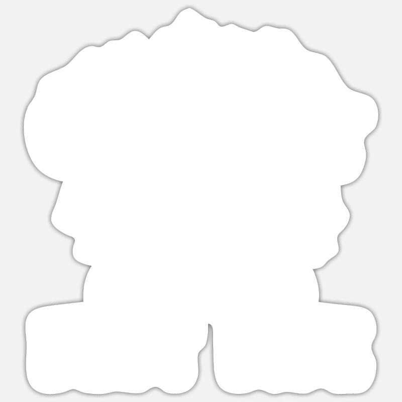 Éclaireur - Sticker taille S (10 x 10 cm) - blanc mat