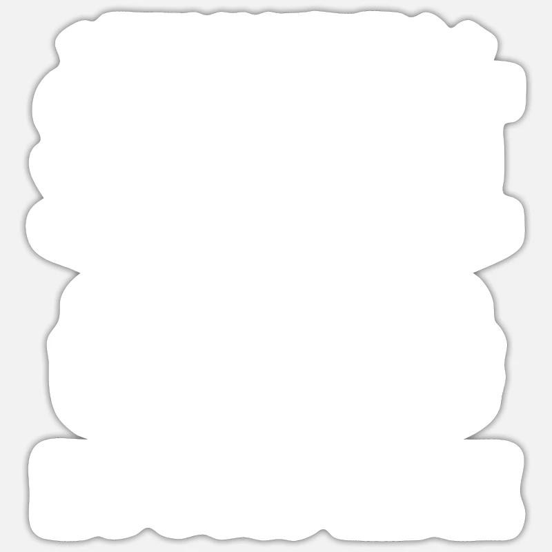éclaireur - Sticker taille S (10 x 10 cm) - blanc mat