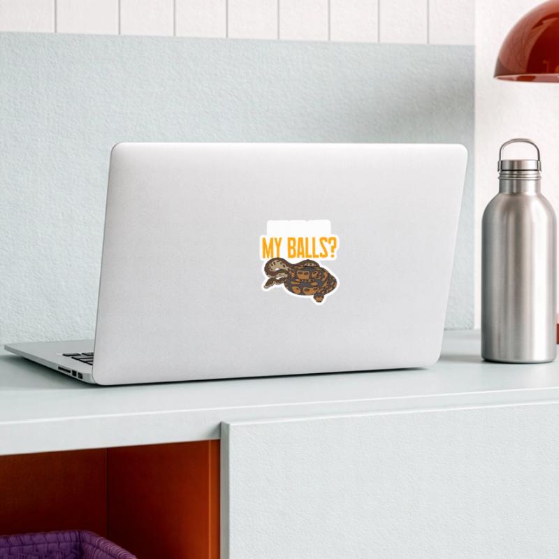 Kugelpython Schlange Sticker Größe S (10 x 10 cm)
