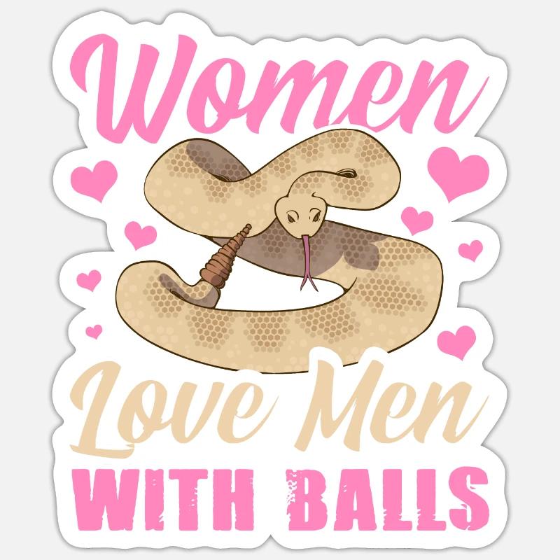 Serpent python boule - Sticker taille S (10 x 10 cm) - blanc mat
