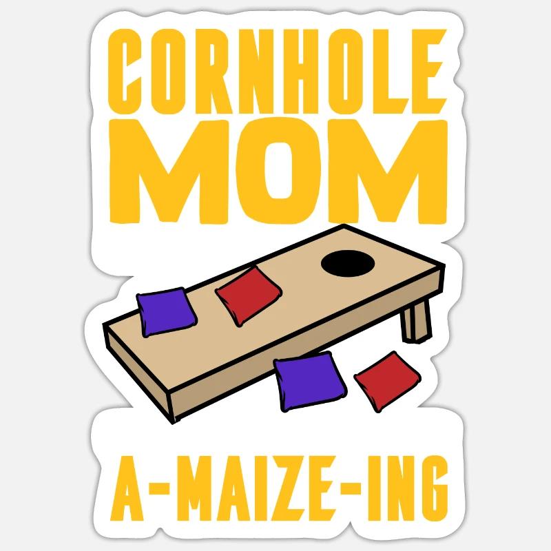 Corn Hole Sticker size S (10 x 10 cm)