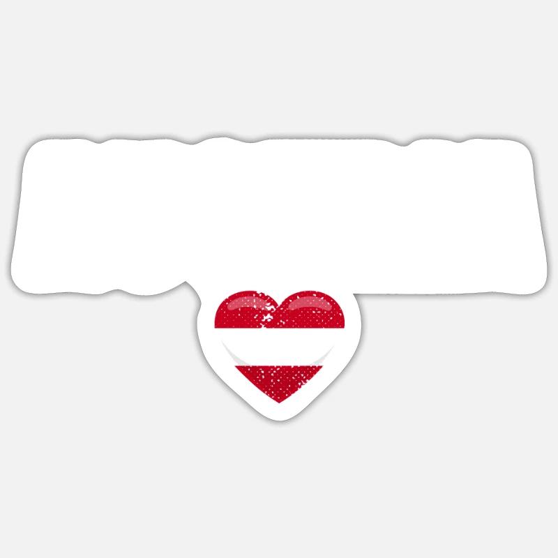 Austria Austria Flag Austrian Sticker size S (10 x 10 cm)