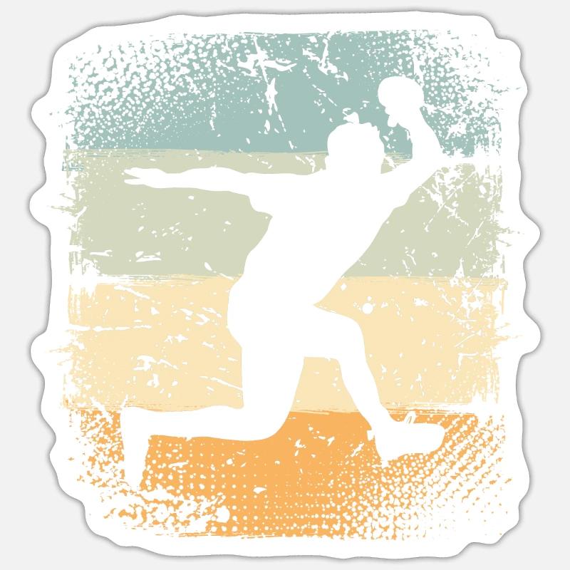 Ping-pong - Sticker taille S (10 x 10 cm) - blanc mat