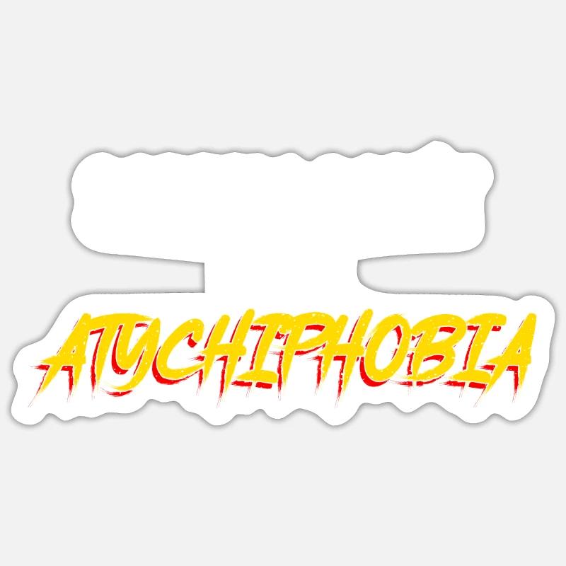 Atychiphobia Graph Atychiphobia Consciousness - Sticker size S (10 x 10 cm) - white matte