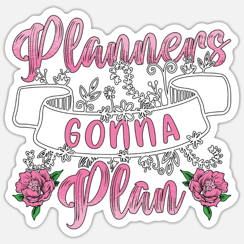 Wedding Planners Gonna Plan Wedding Coordinator Sticker Größe S (10 x 10 cm)