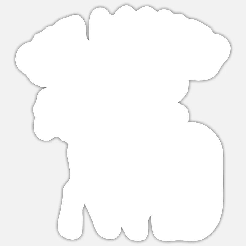Sie will das D Hirschjagd lustig Jäger sarkastisch Sticker Größe S (10 x 10 cm)