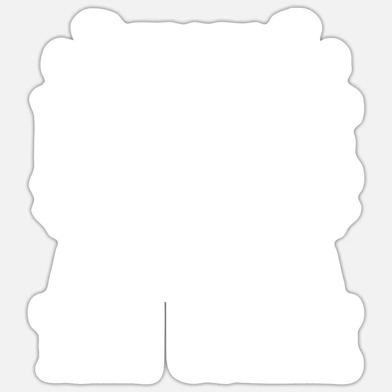 Trainiere wie ein Verrückter oder bleibe der Gleic Sticker Größe S (10 x 10 cm)