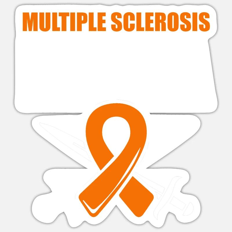 Ms-conscience Sclérose en plaques Ninja Sticker taille S (10 x 10 cm)