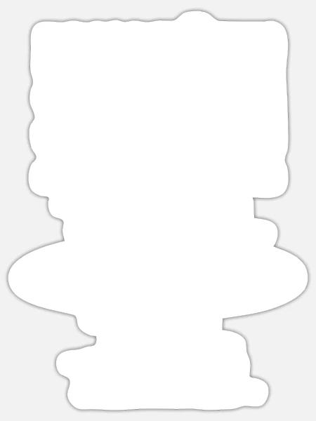 Schullehrerin Lehrerin - Sticker Größe S (10 x 10 cm) - Mattweiß