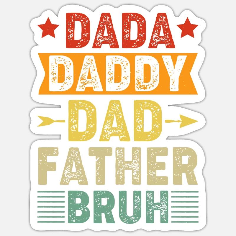 Conception de style de texte du Père Noël Sticker taille S (10 x 10 cm)