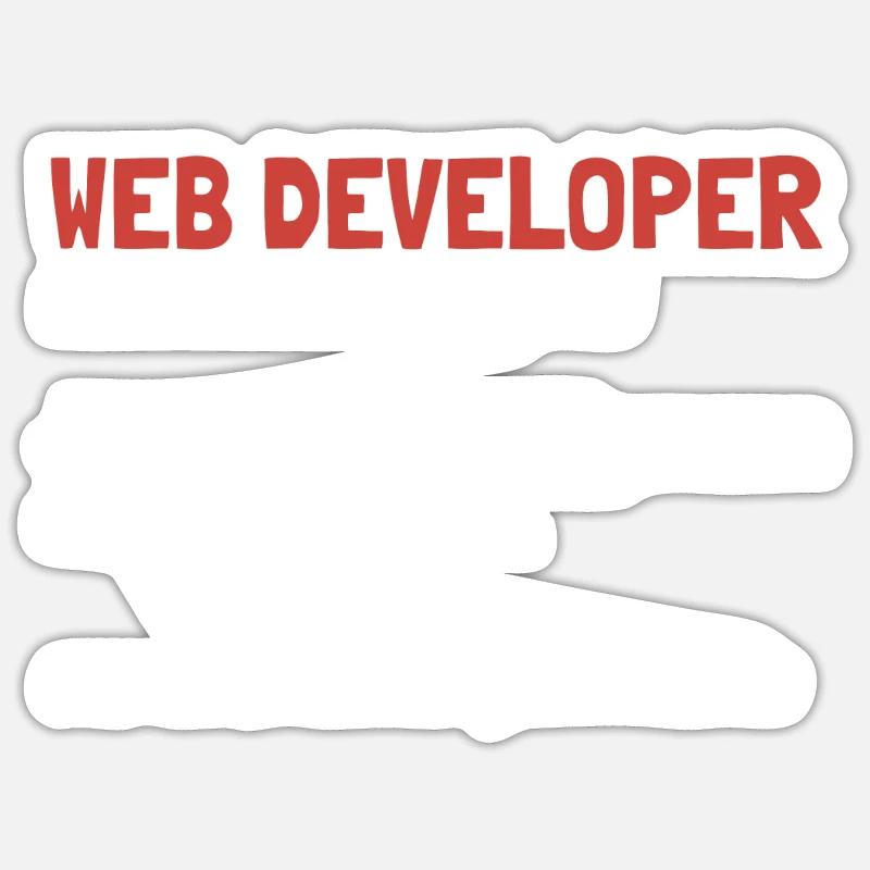 Web Developer Web Developer Definition Sticker size S (10 x 10 cm)