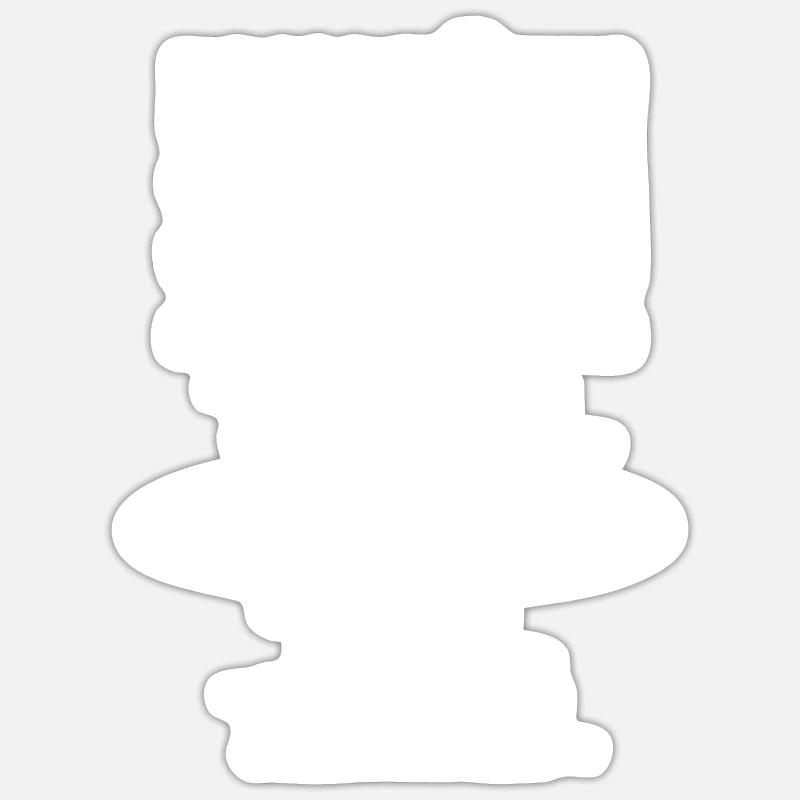 Schullehrer Lehrer - Sticker Größe S (10 x 10 cm) - Mattweiß