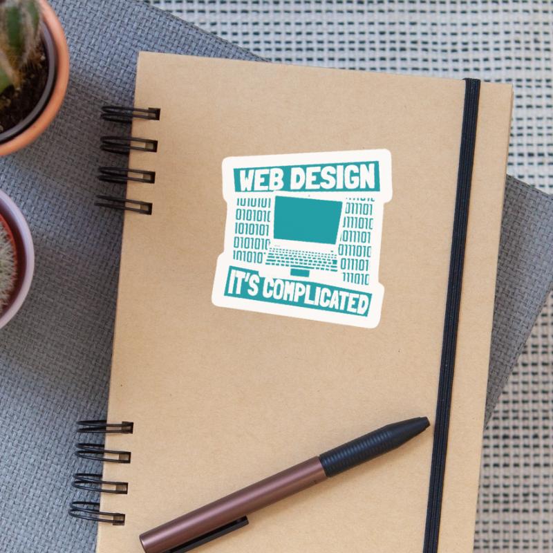 Web Developer Web Developer Funny Sticker size S (10 x 10 cm)