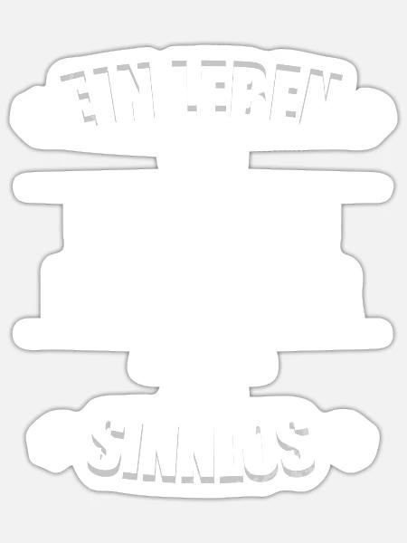 Ein Leben ohne Hund ist Sinnlos - Deutsch Kurzhaar - Sticker Größe S (10 x 10 cm) - Mattweiß