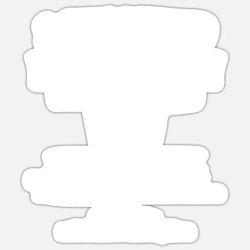 89. Geburtstag Schonend Behandeln Alte Lappen 89 - Sticker Größe S (10 x 10 cm) - Mattweiß