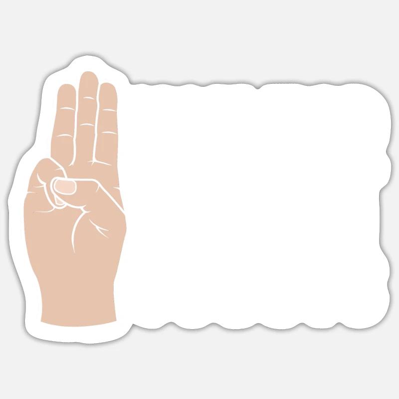 Boy Scout drôle - Sticker taille S (10 x 10 cm) - blanc mat