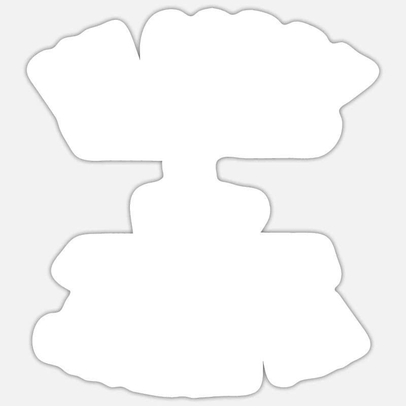 Jasmine tea drinker - Sticker size S (10 x 10 cm) - white matte