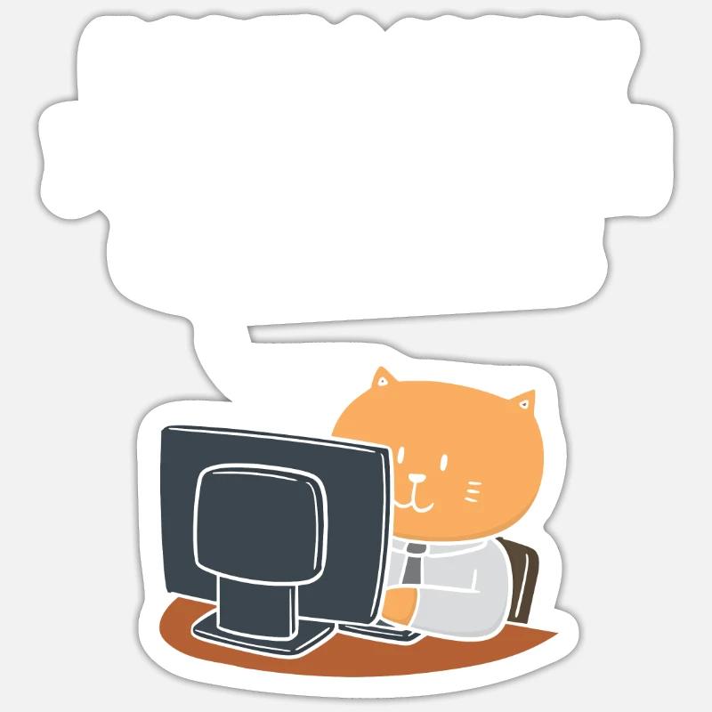 C’est toujours DNS - Sticker taille S (10 x 10 cm) - blanc mat