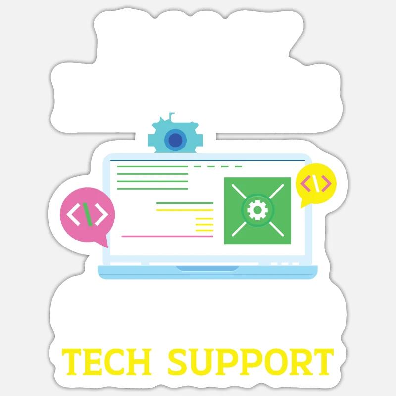 Please restart your computer Sticker size S (10 x 10 cm)