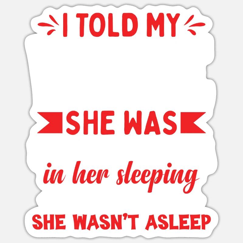 Ehemann Ehefrau Witz Lustig Sticker Größe S (10 x 10 cm)