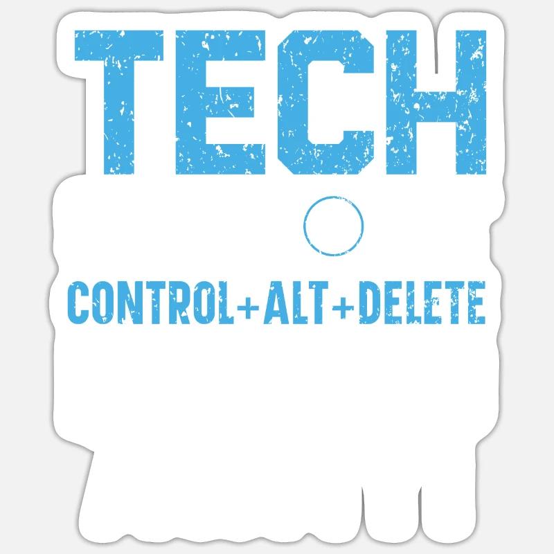 Support technique Qu’avez-vous cassé maintenant? Sticker taille S (10 x 10 cm)