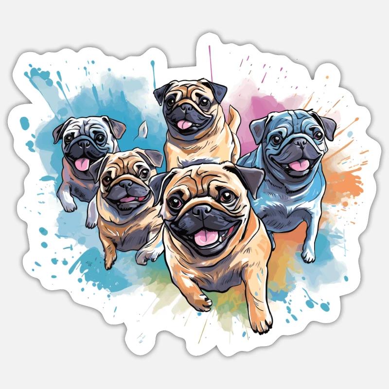 Sticker Größe S (10 x 10 cm) - 
