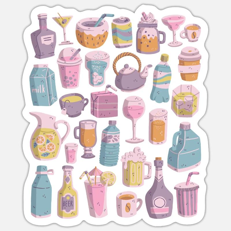 Sticker Größe S (10 x 10 cm) - 