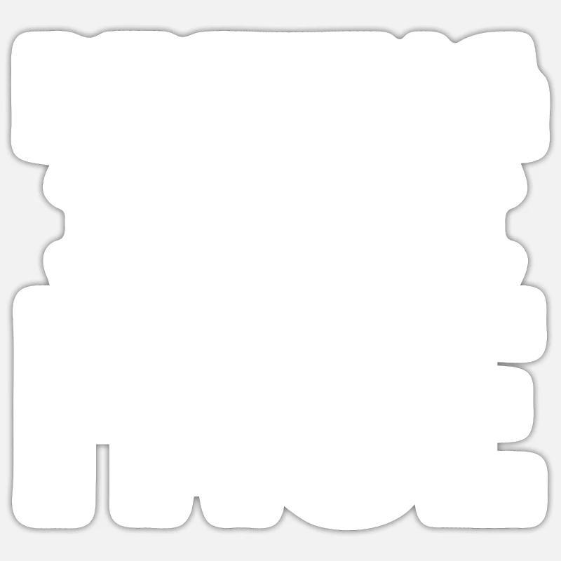 Resting Gym Face 2 - - Sticker size S (10 x 10 cm) - white matte