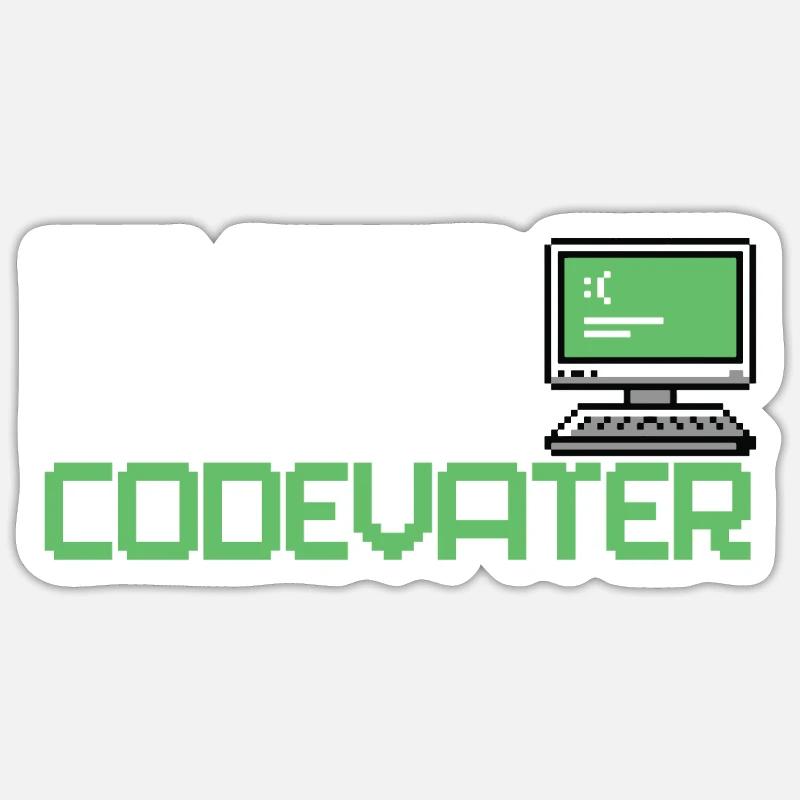 Développeur, Codeur, Programmeur, Informatique Sticker taille S (10 x 10 cm)