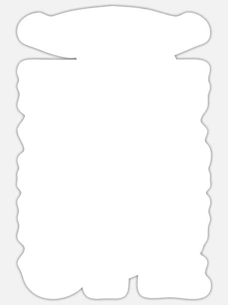 Kapitän Opa Kapitän Grossfather Geschenk - Sticker Größe S (10 x 10 cm) - Mattweiß