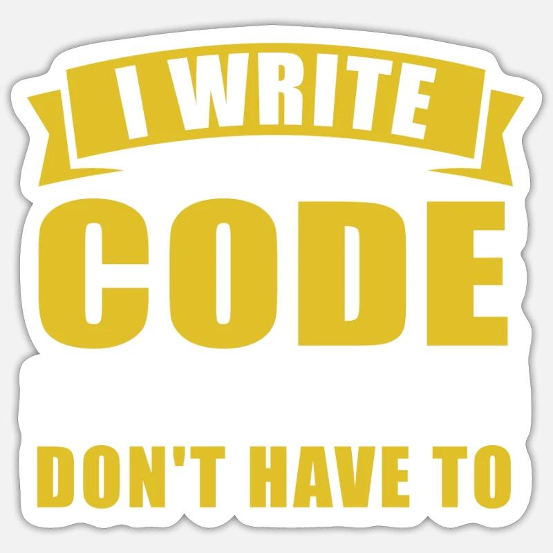 Computer Science Admin Programmer IT Coder Sticker size S (10 x 10 cm)