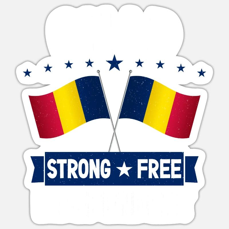 Tchad Sticker taille S (10 x 10 cm)
