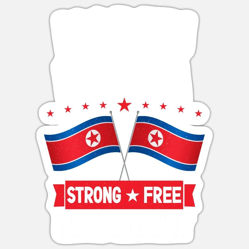 North Korea Sticker size S (10 x 10 cm)