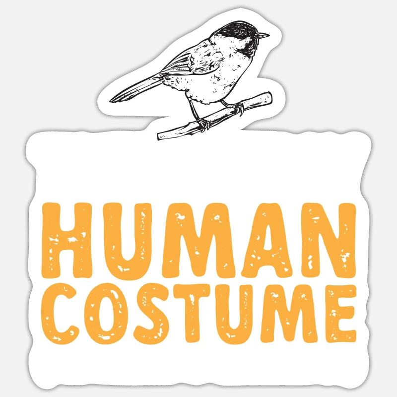 Bird Chickadee Bird Watching Sticker size S (10 x 10 cm)