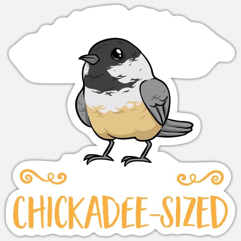 Observation des oiseaux mésanges Sticker taille S (10 x 10 cm)