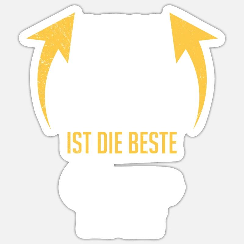 Beste Oma Muttertag weltbeste Oma Großmutter Sticker Größe S (10 x 10 cm)