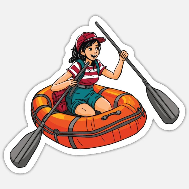 Rafting Sticker Größe S (10 x 10 cm)