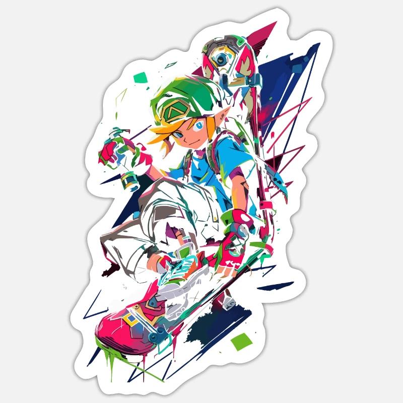Sticker Größe S (10 x 10 cm) - 