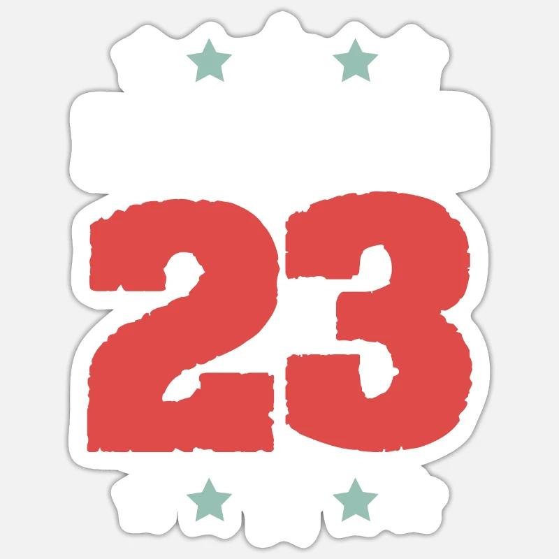 Hambourg 23 Maillot 2023 - Sticker taille S (10 x 10 cm) - blanc mat
